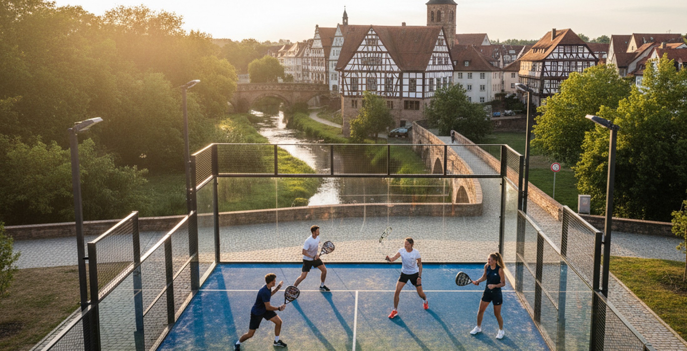 Padel in Wolfenbüttel: 24/7 bei HALL OF PADEL